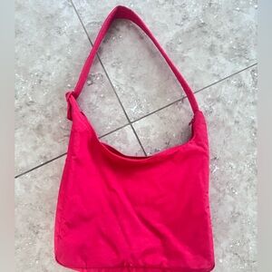 Baggu candy red medium nylon shoulder bag